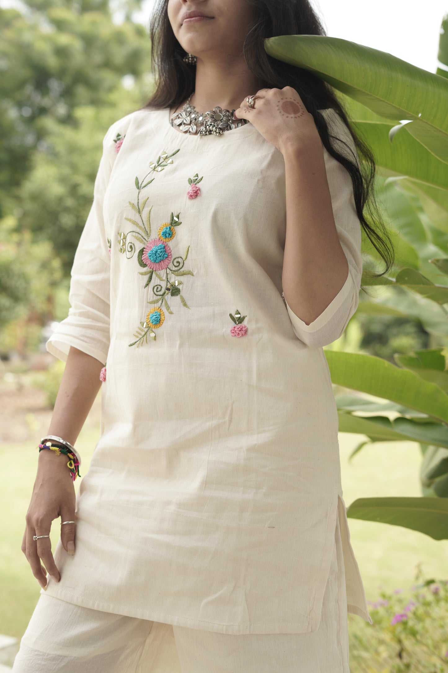 Summer Breeze Embroidered Co-ord Set