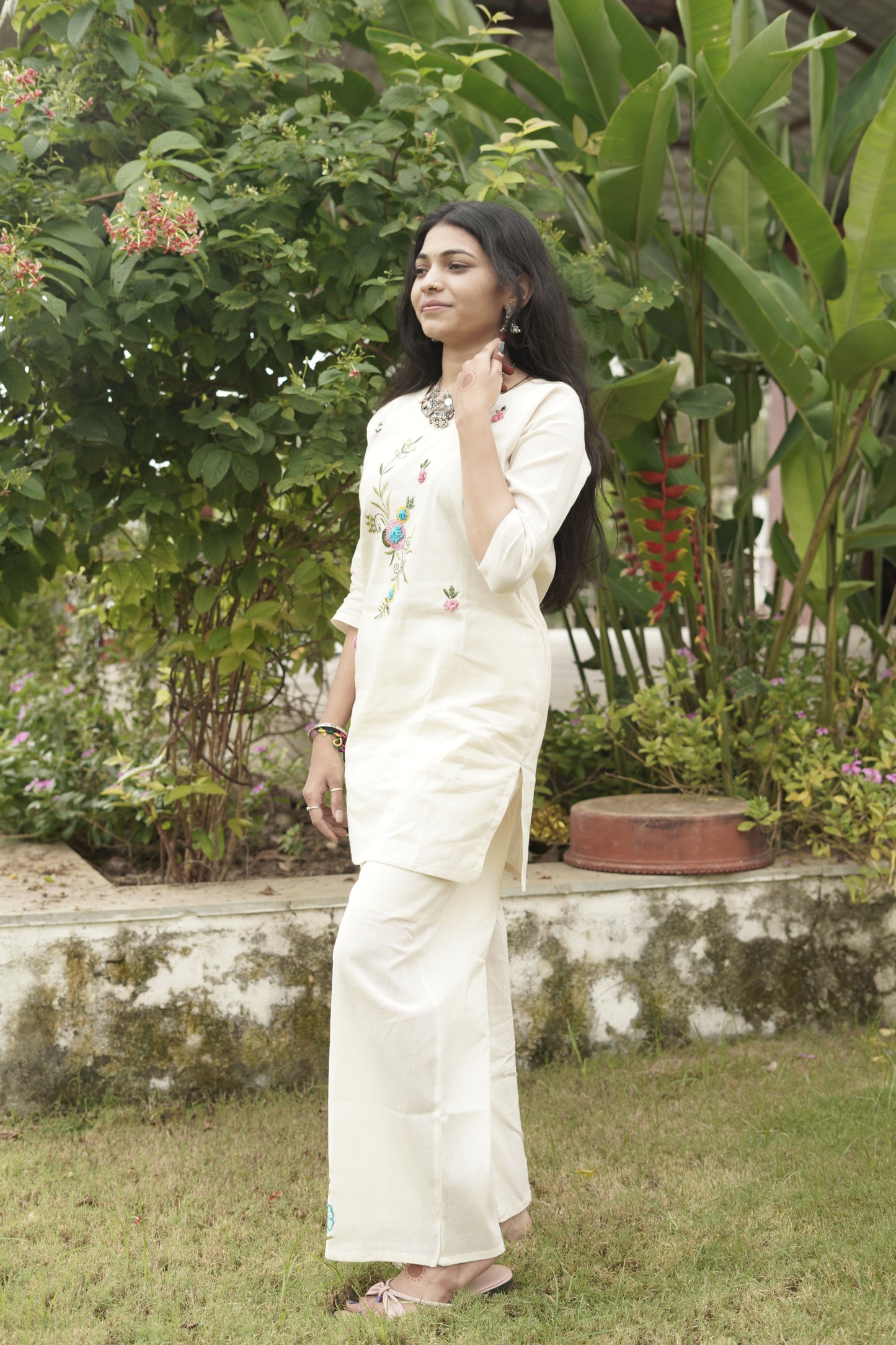 Summer Breeze Embroidered Co-ord Set