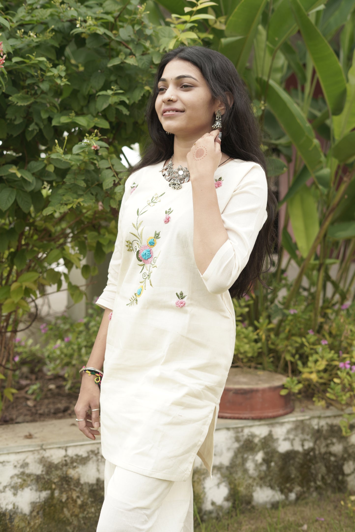 Summer Breeze Embroidered Co-ord Set